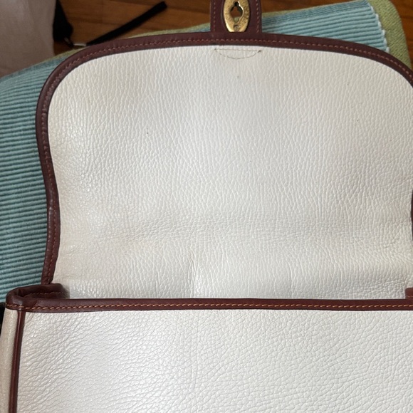 Coach White and Brown Shoulder Bag - Picture 12 of 14